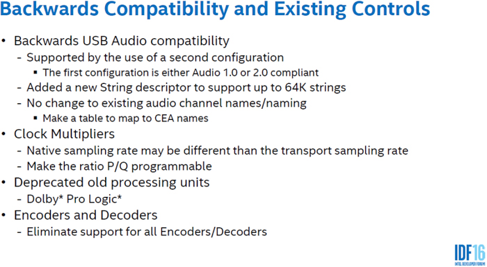 intel usb c audio backward compatibility