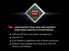AMD also announces new Radeon M300 series for notebooks