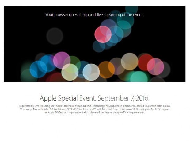 Apple event starts real soon now