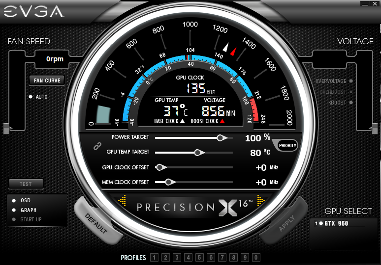 precisionx default