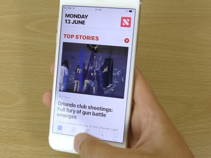 apple ios 10 news app