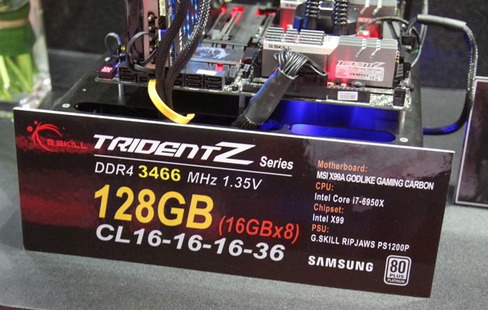 g.skill trident z ddr4 3466mhz cl16