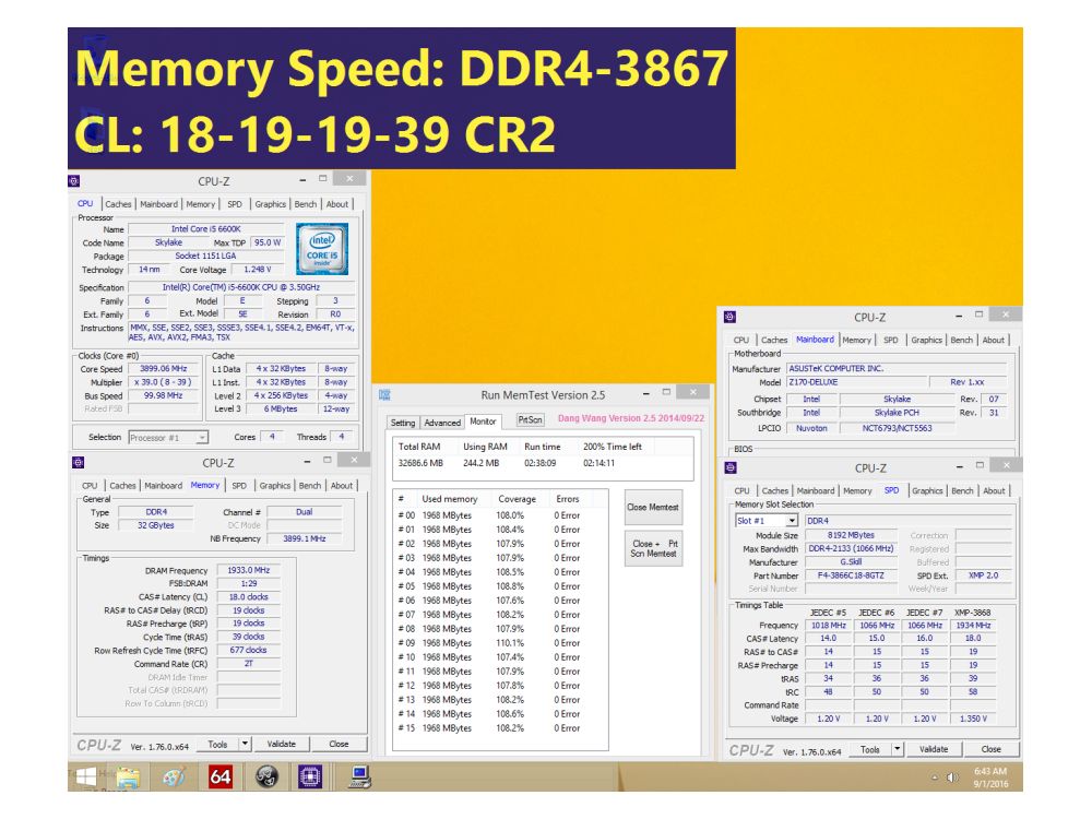 gskill TridentZDDR43866 1