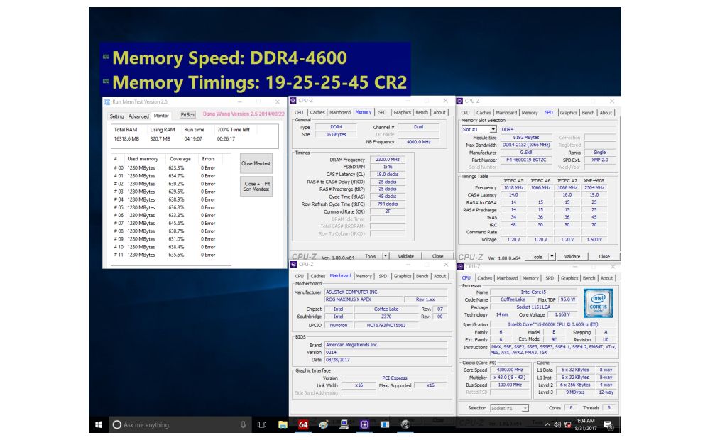 gskill Z370lineup 2