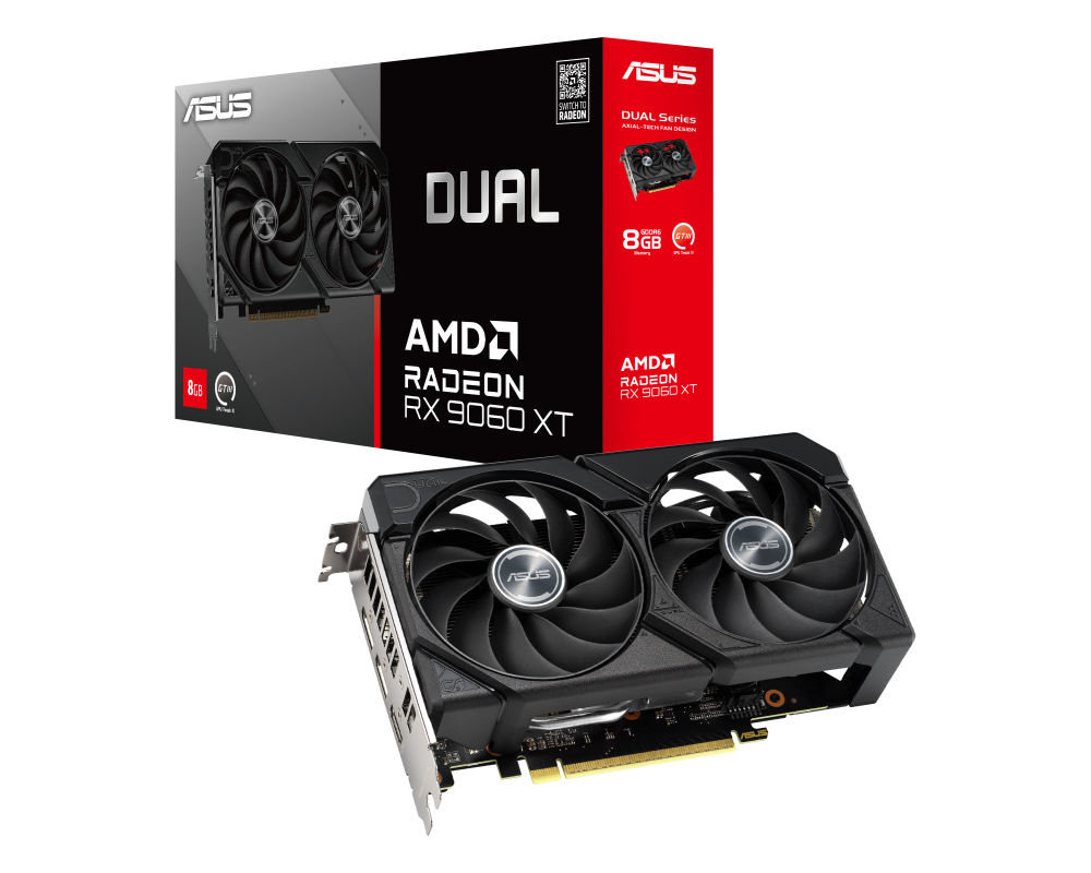 ASUS Dual Radeon RX 9060 XT 8GB GDDR6