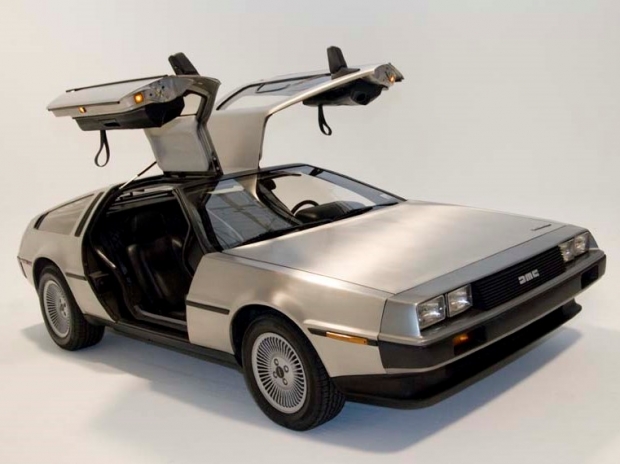 DeLorean comes back from the future