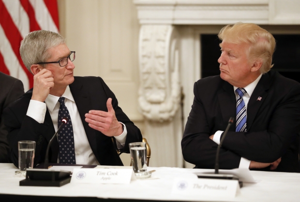 Trump assures Apple it is safe from tariffs