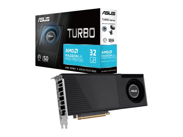 ASUS announces Turbo Radeon AI PRO R9700 32GB graphics card