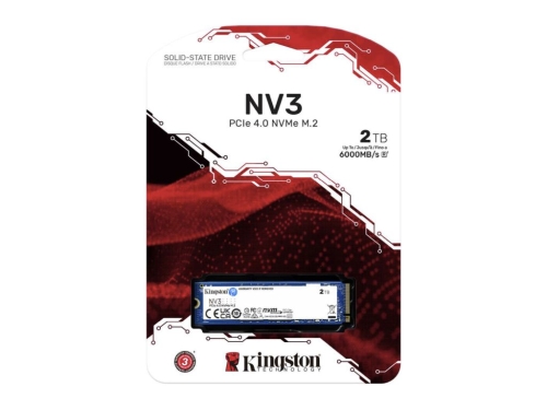 Kingston launches new NV3 PCIe 4.0 NVMe SSD