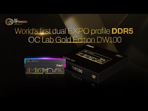 BIWIN introduces OC Lab Gold Edition DW100 RGB DDR5 memory kit