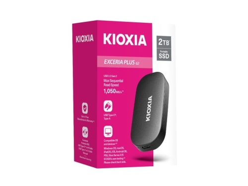 KIOXIA announces new EXCERIA PLUS G2 Portable SSD Series