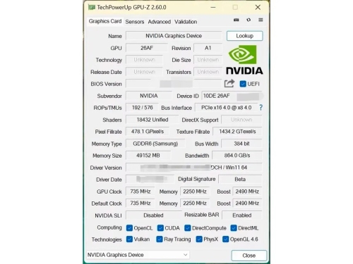 Nvidia's unreleased RTX Titan Ada specs leak on Reddit