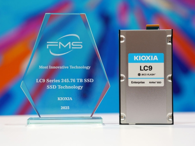 KIOXIA&#039;s LC9 Series 245.76TB enterprise SSD shines at FMS 2025