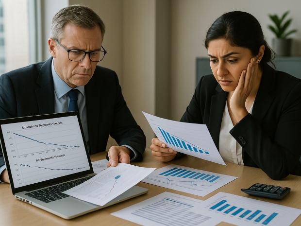 PC and smartphone growth hits the skids